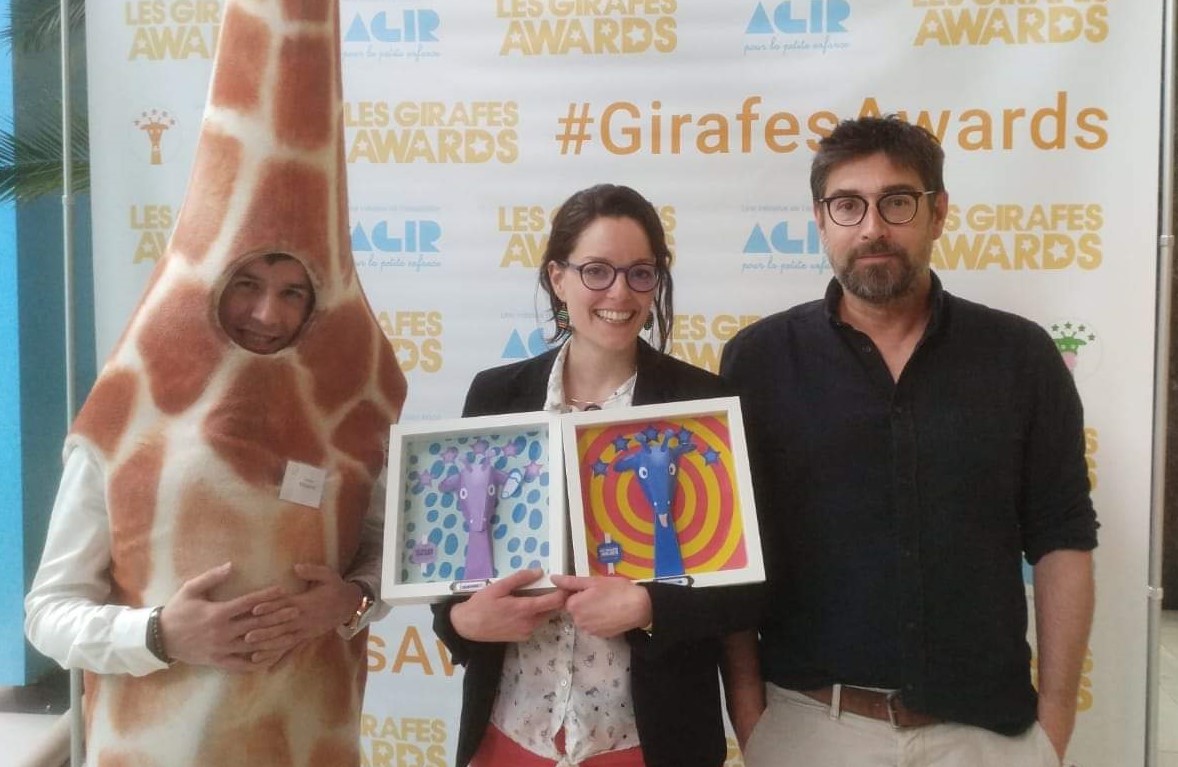 lauréate aux Girafes Awards