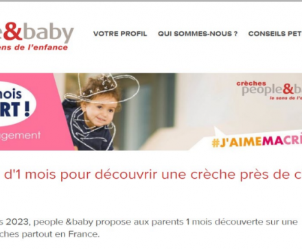 Campagne commerciale People and Baby