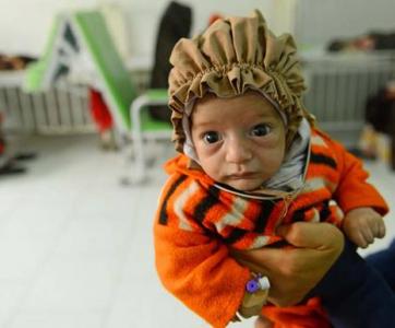 Bébé victime des conflits armés