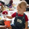 enfant dans une crèche