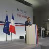 Emmanuel Macron lors du lancement de la Stratégie