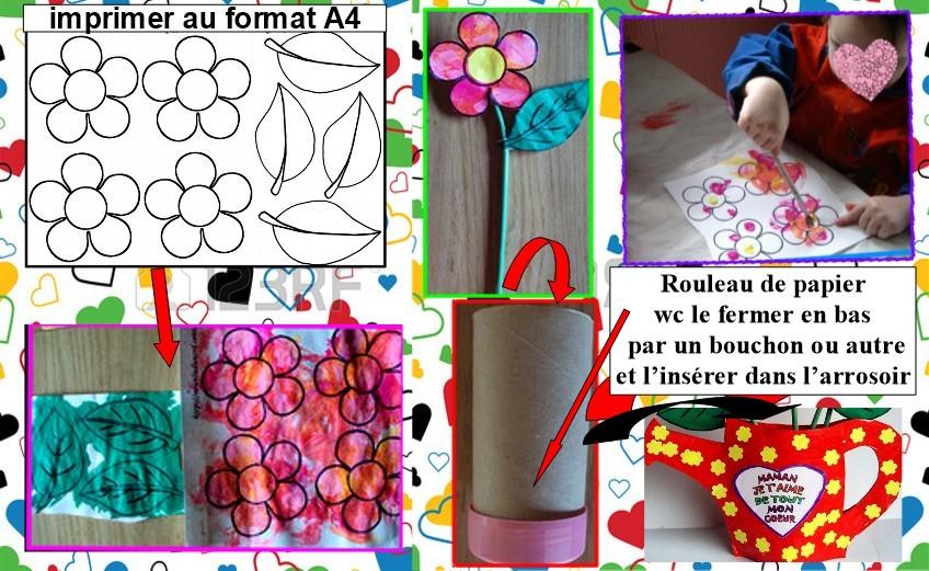 Réalisation des fleurs et assemblage