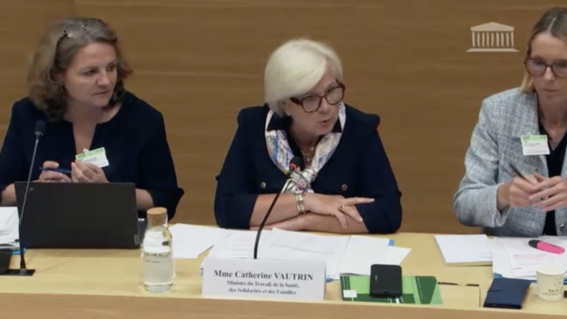 Catherine Vautrin devant la Délégation aux droits des enfants